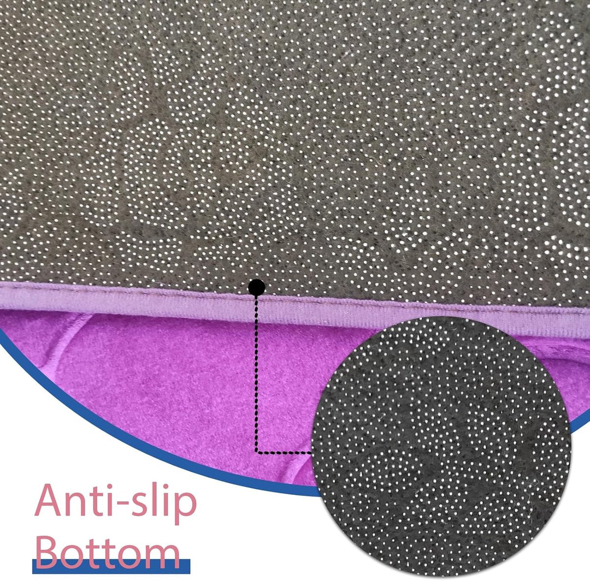 Islamitische Gebedsmat Paars – Zacht & Comfortabel Antislip Gebedskleed (115×65 cm)