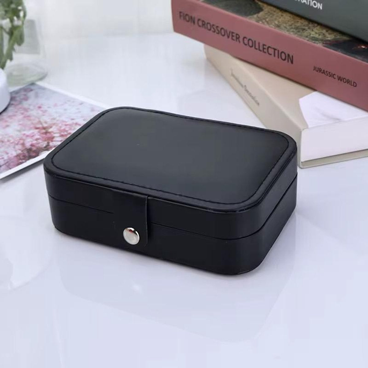 Compacte Sieradendoos – Reisetui & Organizer voor Ringen, Kettingen en Oorbellen – Draagbare Sieradenbox in Meerdere Kleuren