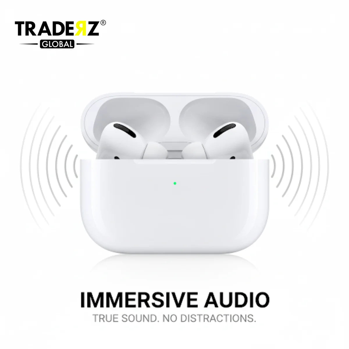 AirPods Pro 2 ANC – Draadloze Oordopjes met Active Noise Cancelling | Beste Geluid 2025 - wit