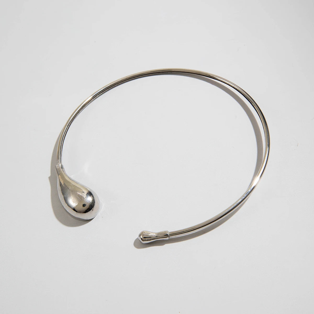 Choker Ketting – Goud/Zilver Waterdruppel Design