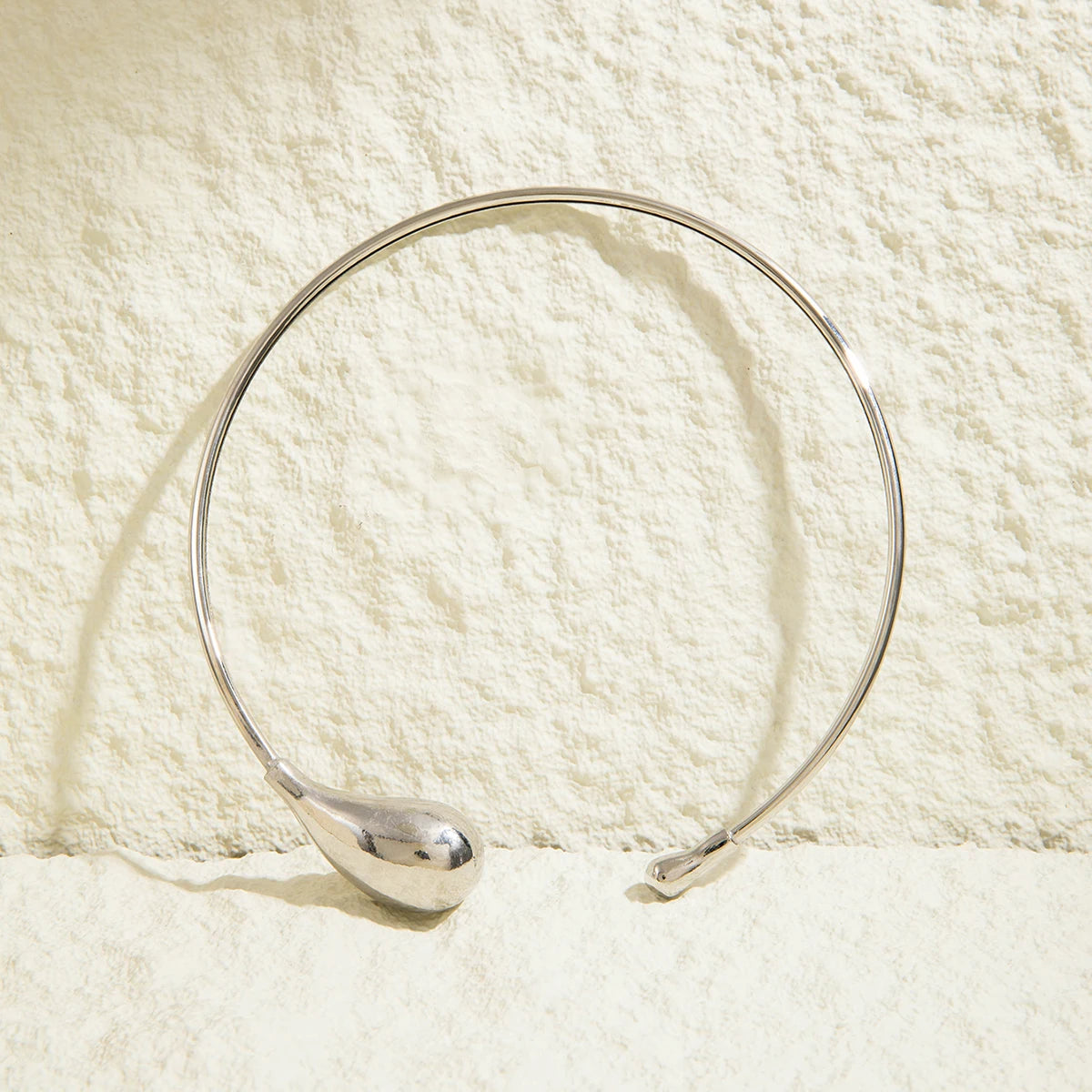 Choker Ketting – Goud/Zilver Waterdruppel Design