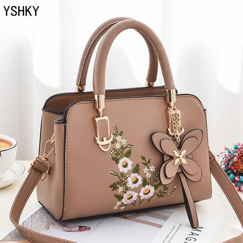 Dames Schoudertas – Grote Capaciteit PU Handtas met Lychee-patroon en Kruisbody-optie