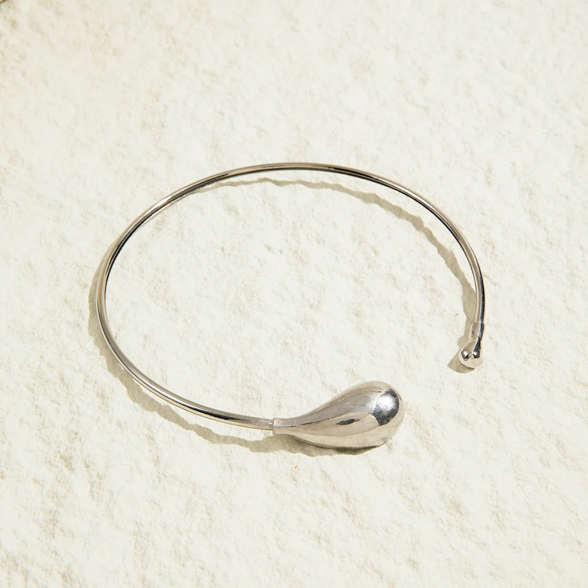 Choker Ketting – Goud/Zilver Waterdruppel Design