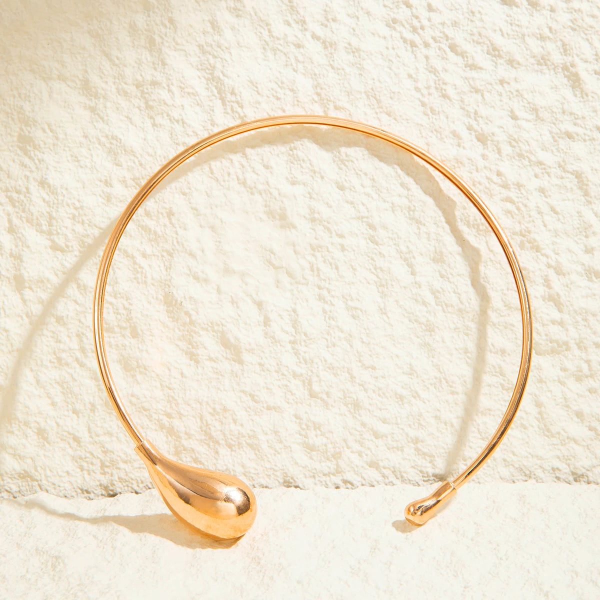 Choker Ketting – Goud/Zilver Waterdruppel Design