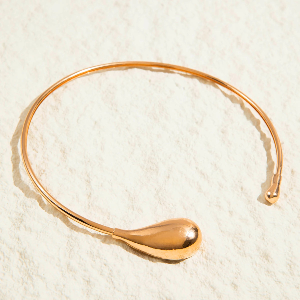 Choker Ketting – Goud/Zilver Waterdruppel Design