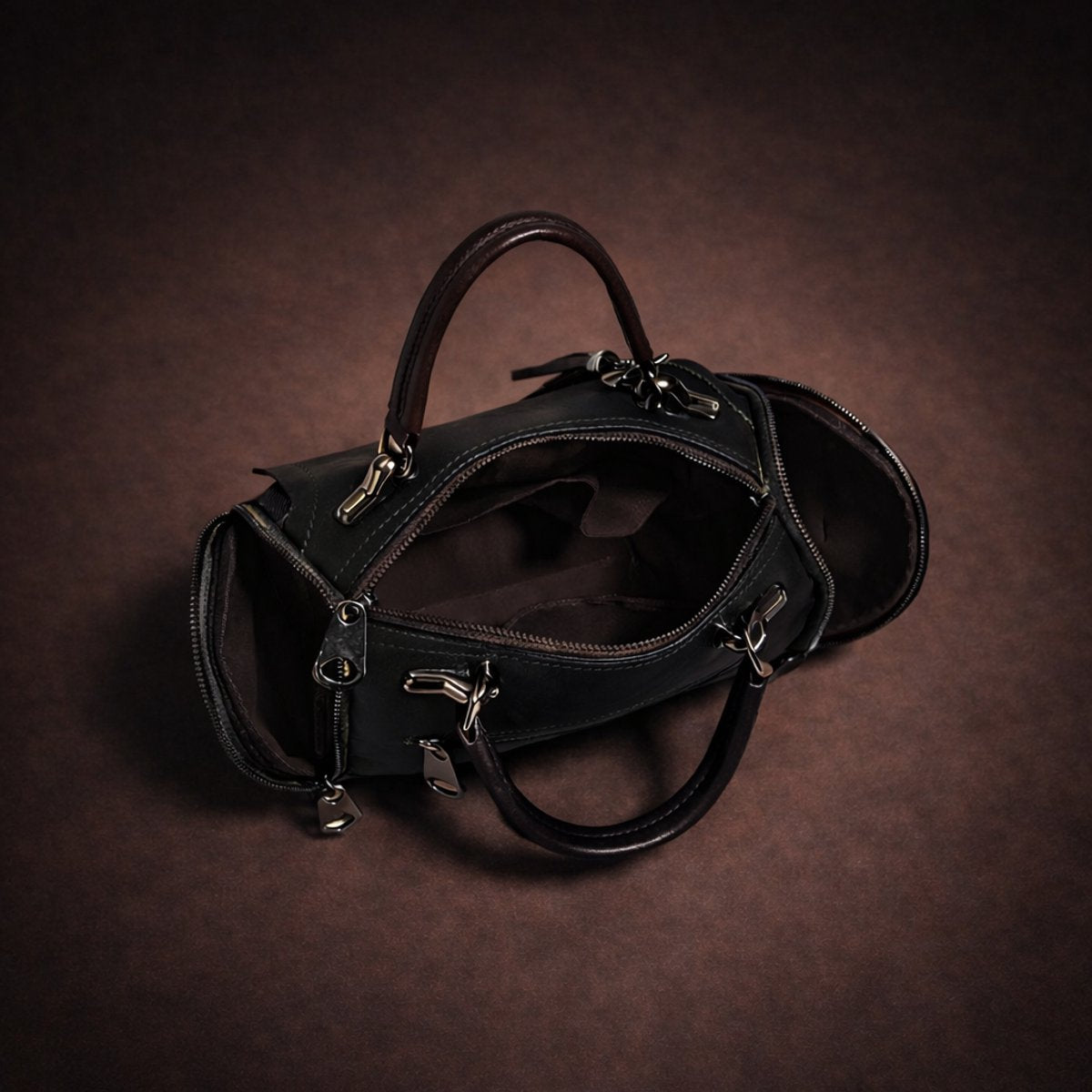 Dames Schoudertas / Crossbody Tas – Luxe PU Leer – Designer Look – Groot Ruim Model – Zwart