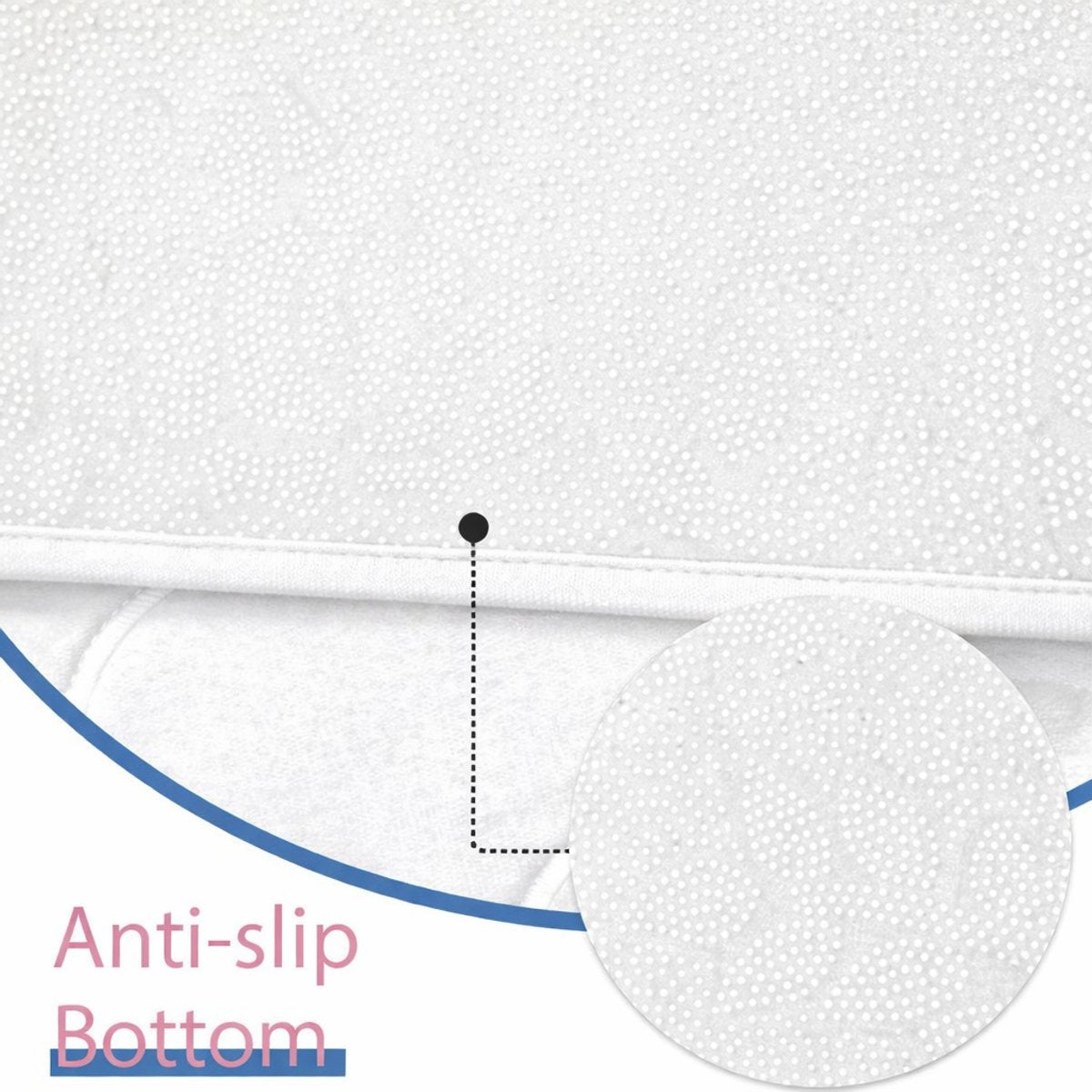 Islamitische Gebedsmat Wit – Zacht & Comfortabel Antislip Gebedskleed (115×65 cm)