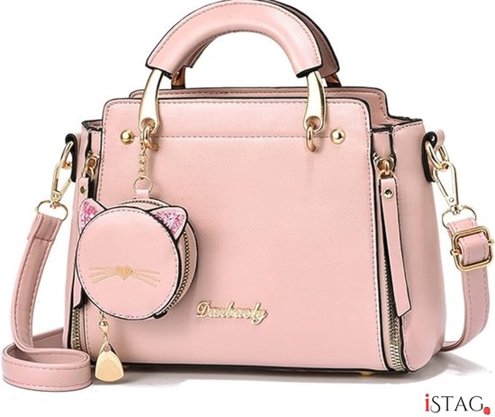 Women's Handbag with Zipper - Cute Crossbody Handbag - Fashion 2024 Shoulder Bag