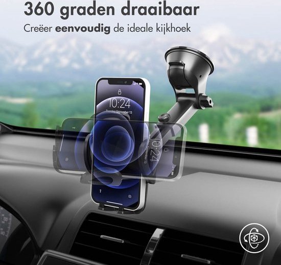 iStag Car Phone Holders with Strong Suction Cup - For Window or Dashboard - Universal - Cell Phone Holder