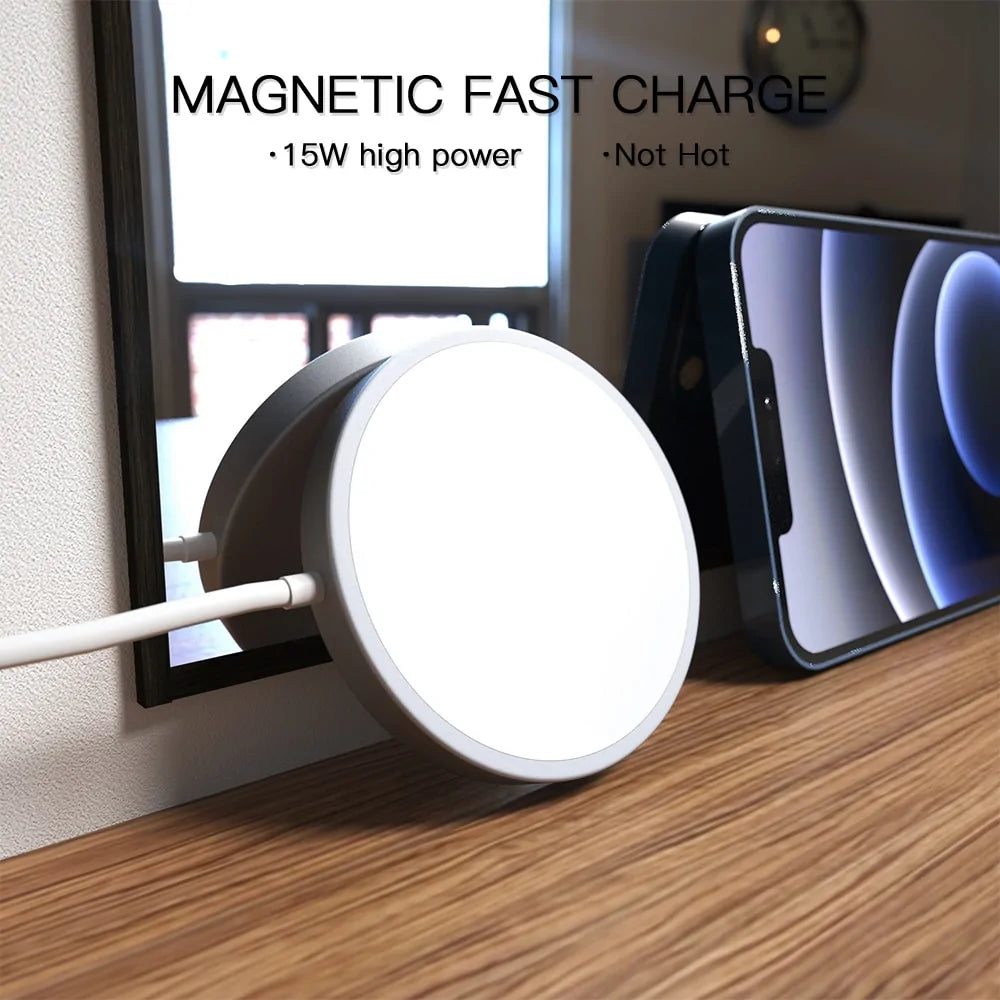 iStag® Magnetisches kabelloses Ladegerät 15 W Qi2-zertifiziert – 15 W USB C – Magnetisches kabelloses Laden