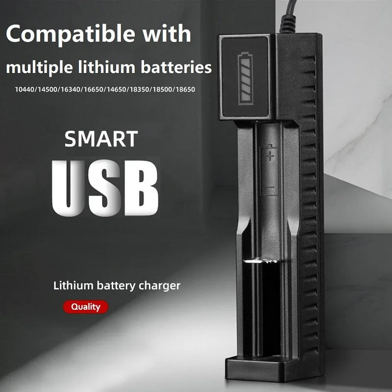 Rechargeable USB battery charger