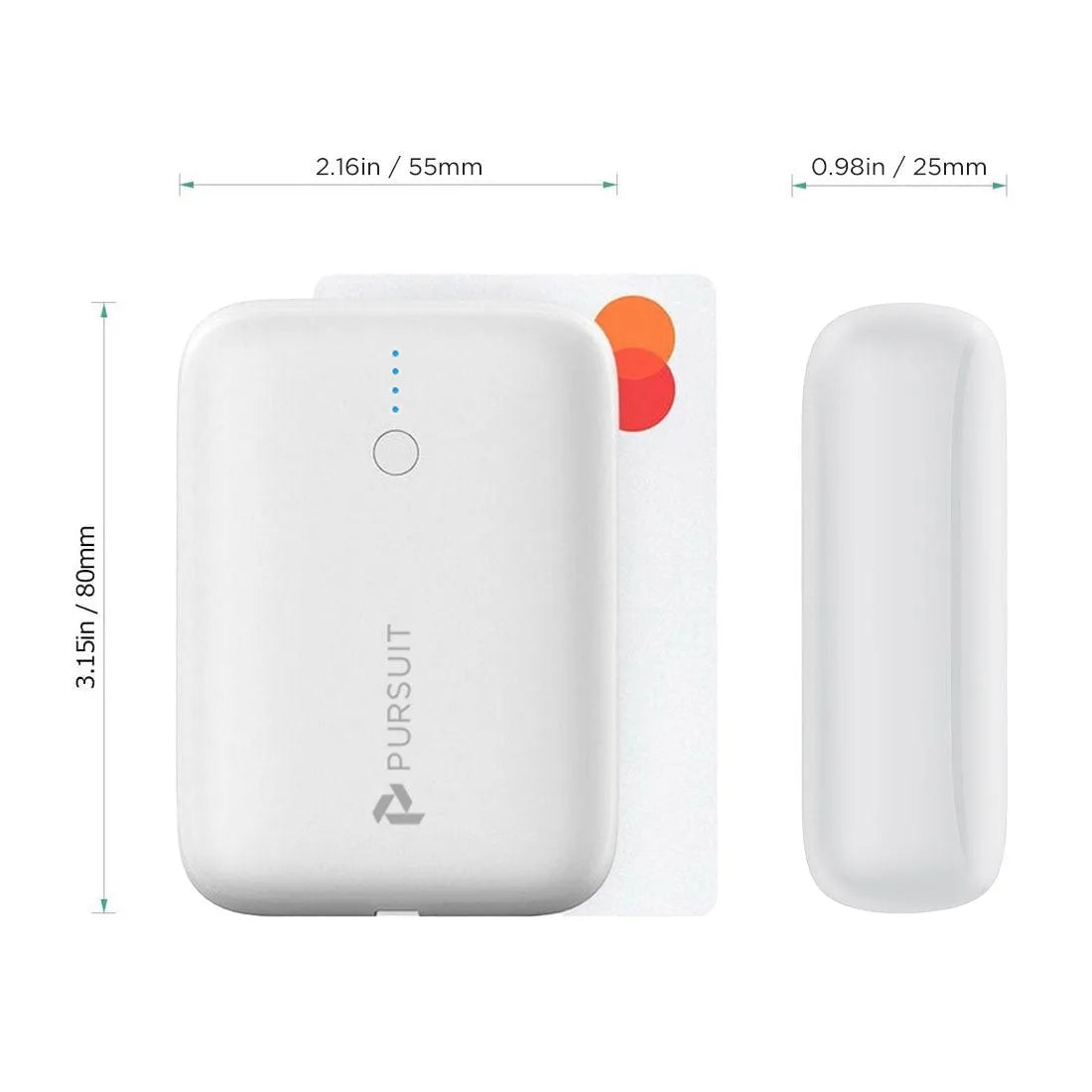 Portable charger made from recycled plastic