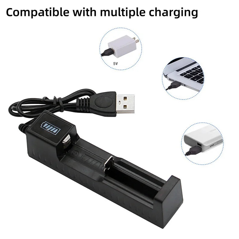 Rechargeable USB battery charger