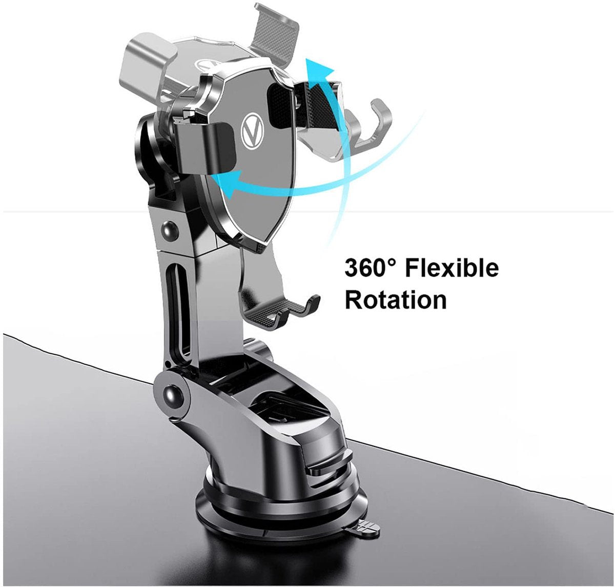 3-in-1 Telefoonhouder Auto – Met Sterke Zuignap voor Dashboard, Raam & Ventilatierooster
