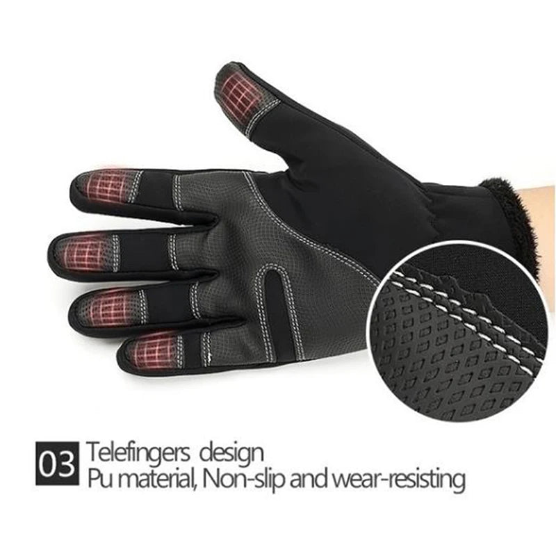 iStag® Waterdichte Thermische Handschoenen - winterhandschoenen - Antislip Motorrijden - Bergbeklimmen