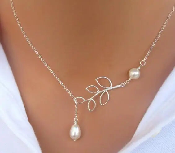 Neue Mode Urlaub Badeort Strand Kristall Schmuck EKG Dreieck Wassertropfen Multilayer Blätter Sterne Mond Ketten Halskette