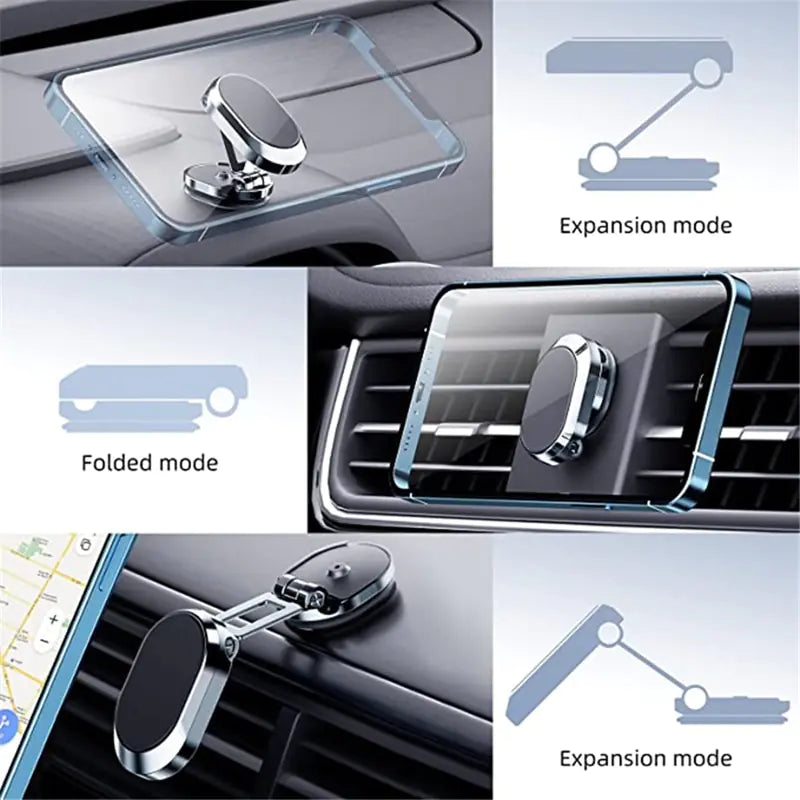 Magnetic in car mobile phone holder mounting rotatable 360° accessories universal