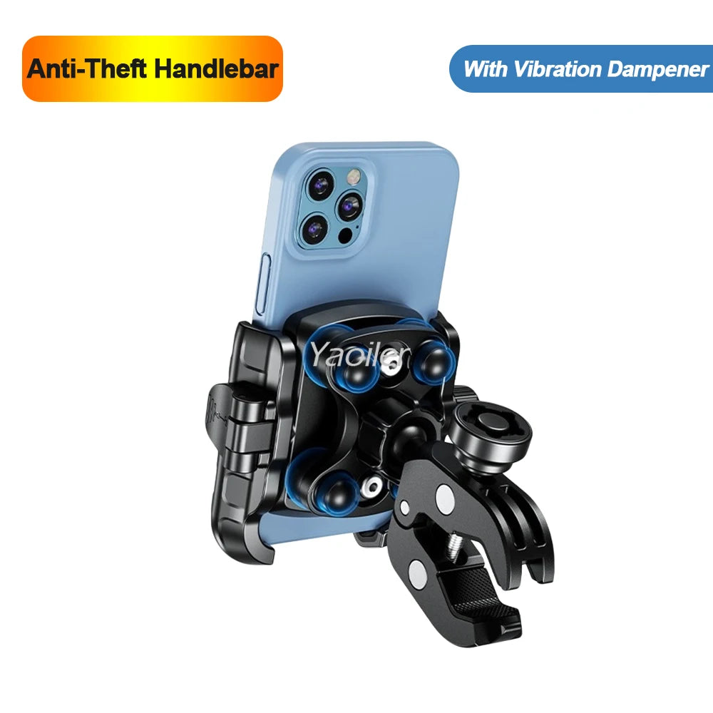 Anti-theft Motorcycle Phone Holder