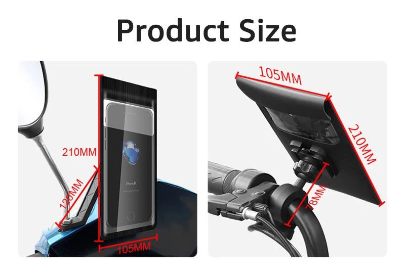 Waterproof Motorcycle Phone Holder