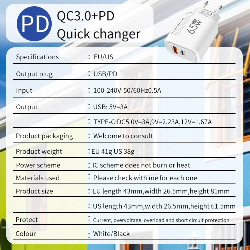 Fast phone charging adapter