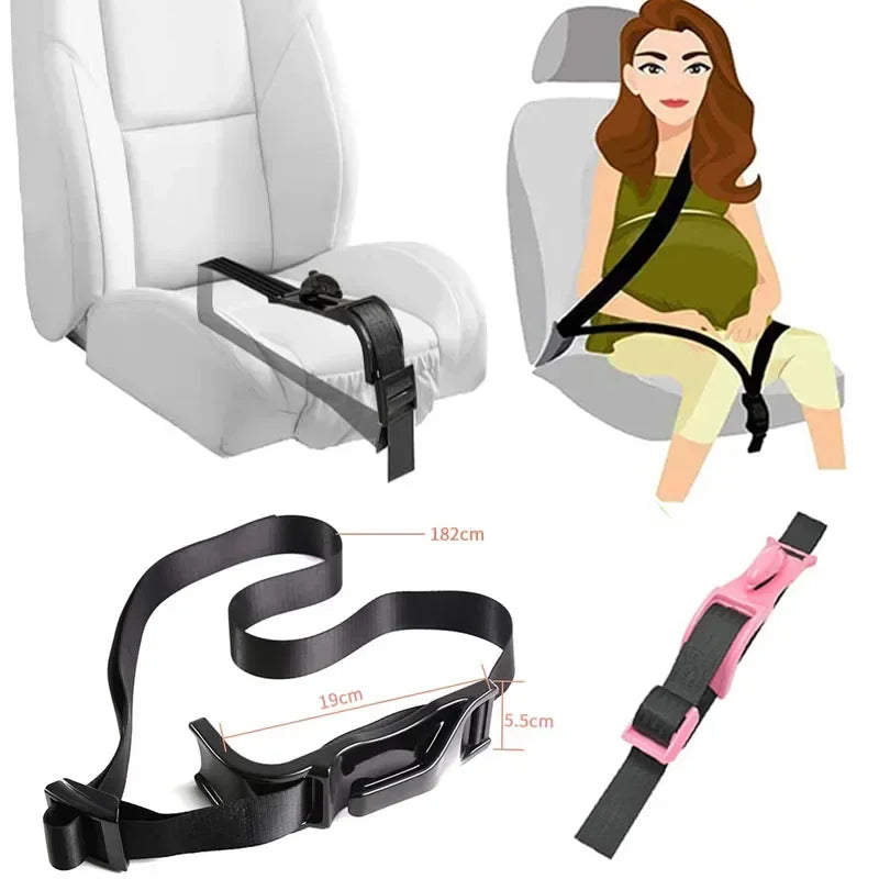 iStag® Maternity Seat Belt - Car Seat Safety Belly Support Belt for Pregnant Woman Maternity Mothers Belly Unborn Baby Protector - Accessories