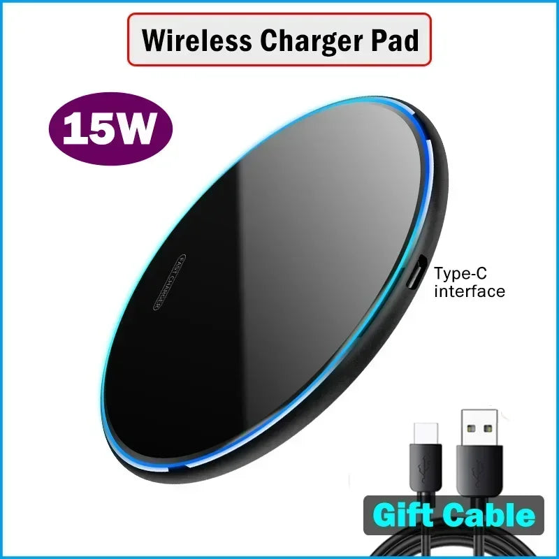 Wireless charger with cable