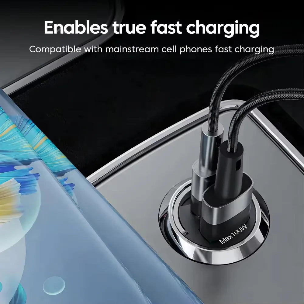 USB-C car phone charger