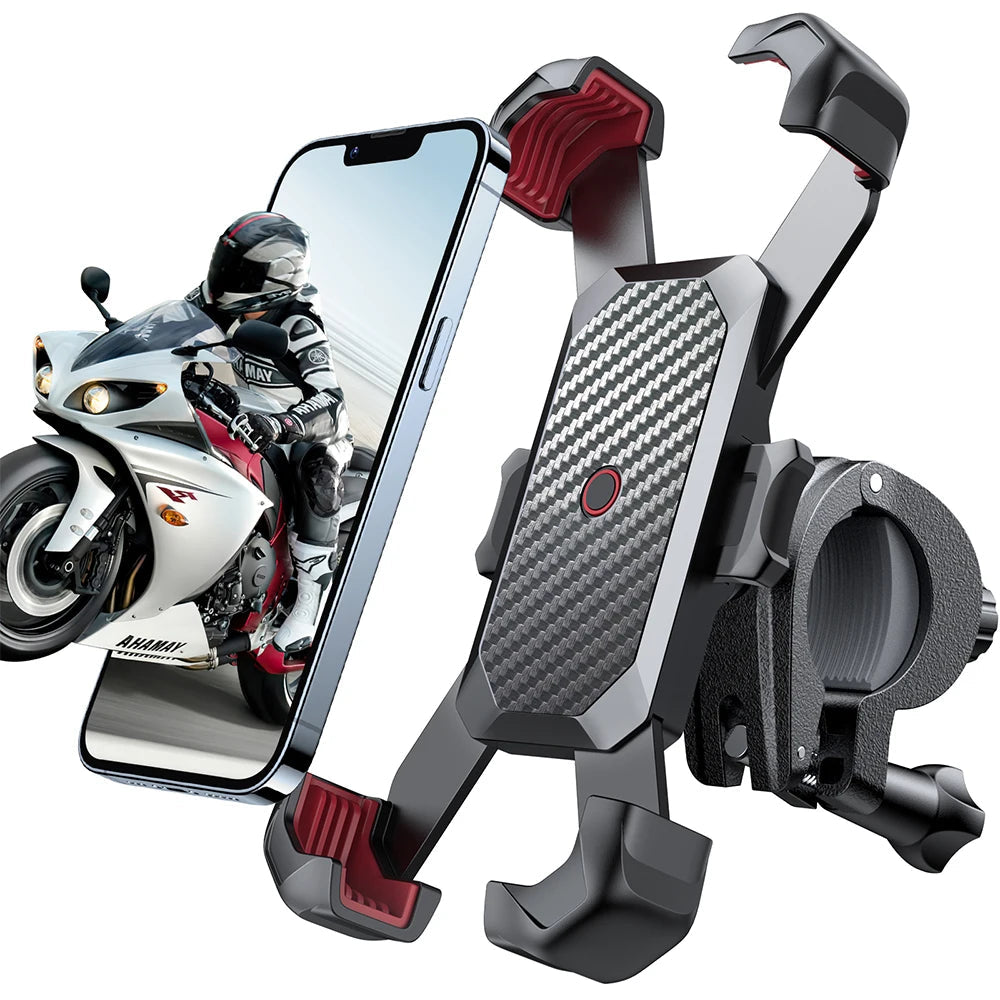 Universal bicycle phone holder