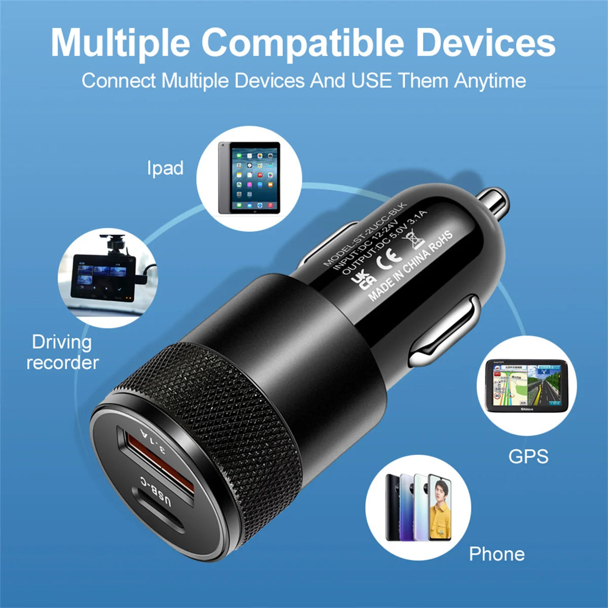 Fast Charging Adapter Type C