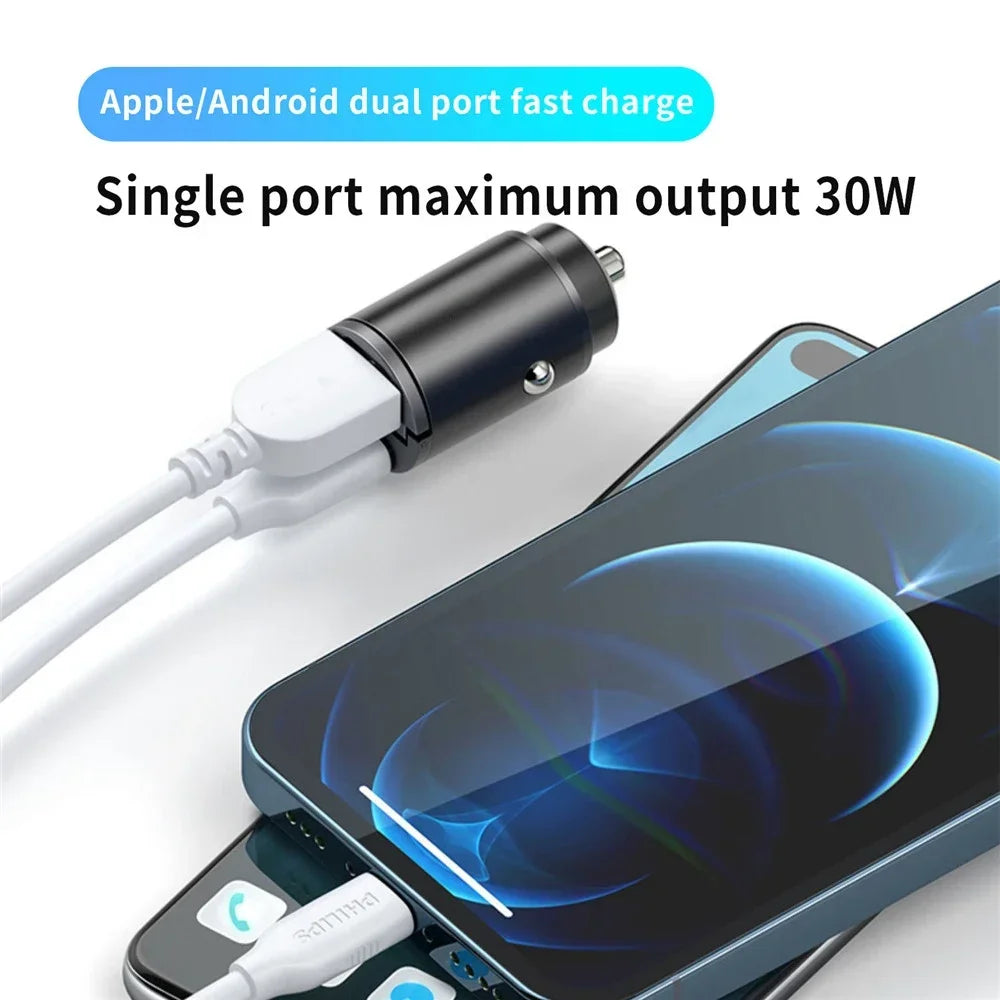 USB-C-Autotelefonladegerät