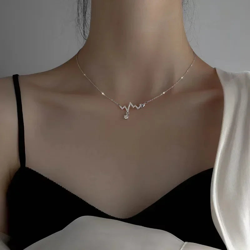 2024 neue frauen Perle Halskette Kpop Gold Farbe Perlen Anhänger Halsketten Goth Doppel Schicht Kette Choker für Frauen Mode schmuck