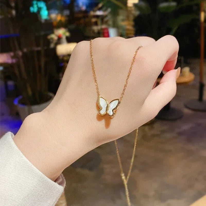 2024 neue frauen Perle Halskette Kpop Gold Farbe Perlen Anhänger Halsketten Goth Doppel Schicht Kette Choker für Frauen Mode schmuck