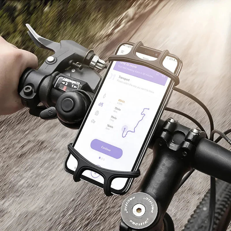 Mobile phone handlebar holder