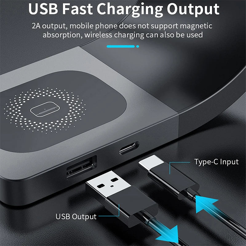 Magnetic fast charging station