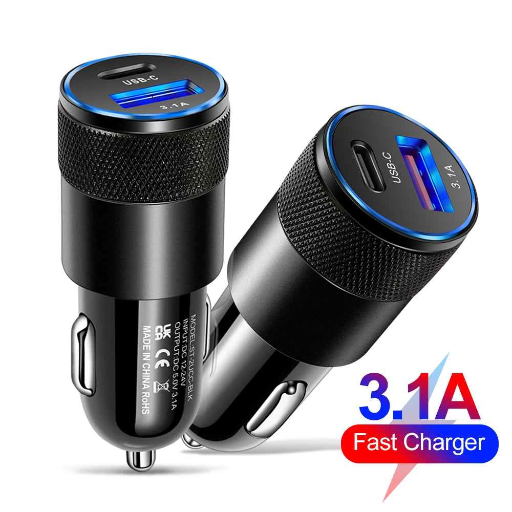 Car phone charging adapter