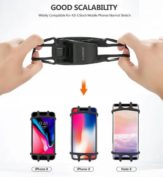 Mobile phone handlebar holder