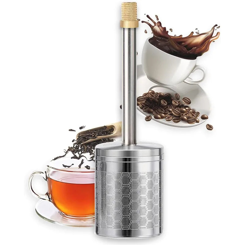 iStag® Refillable Stainless Steel Coffee and Tea Maker - Stainless Steel Coffee Filter