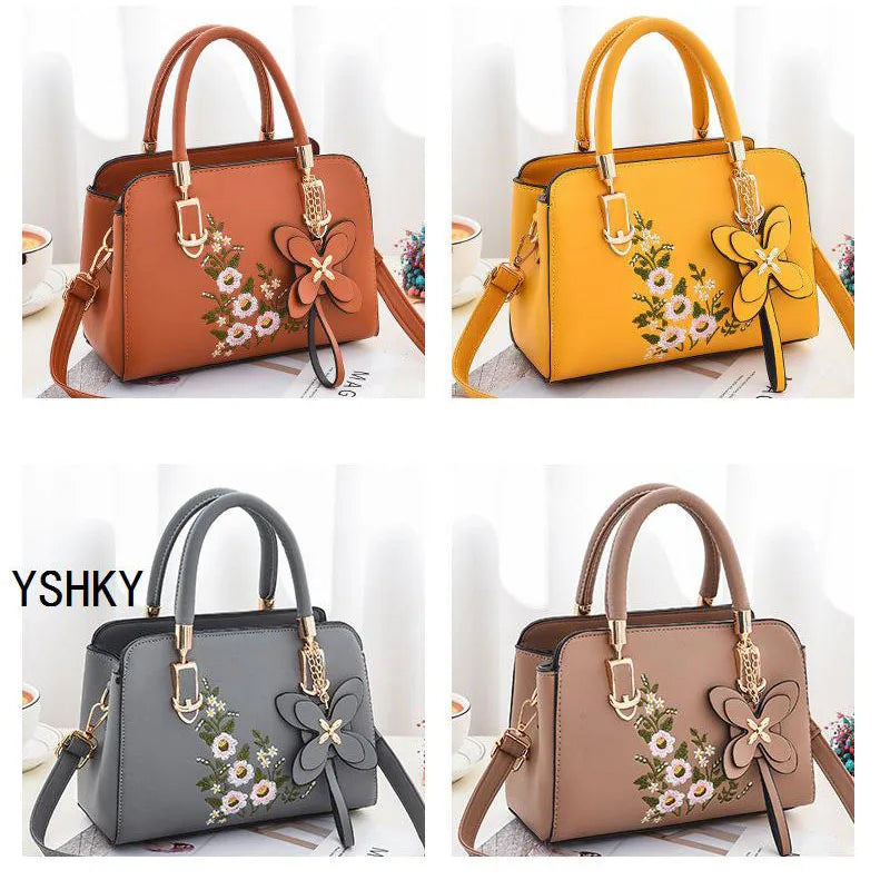 Dames Schoudertas – Grote Capaciteit PU Handtas met Lychee-patroon en Kruisbody-optie