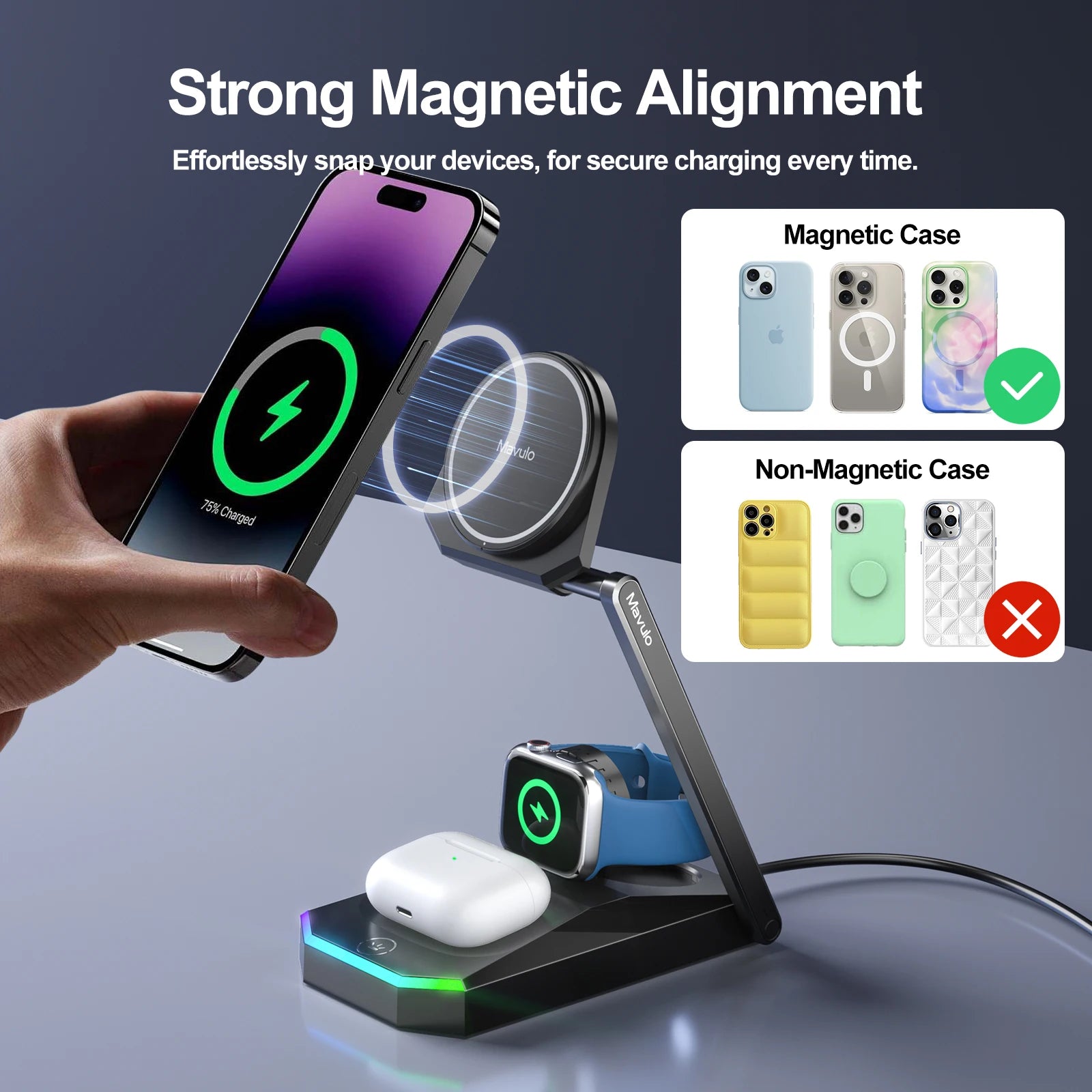 3-in-1 Wireless Charging Station