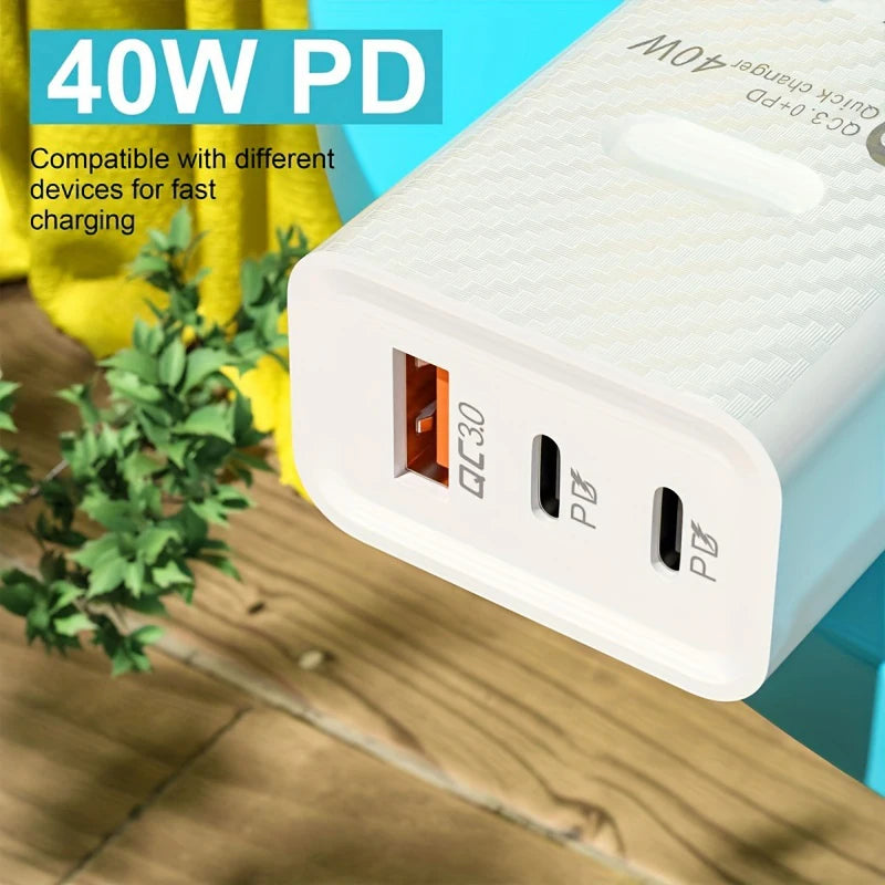 Fast charging wall adapter