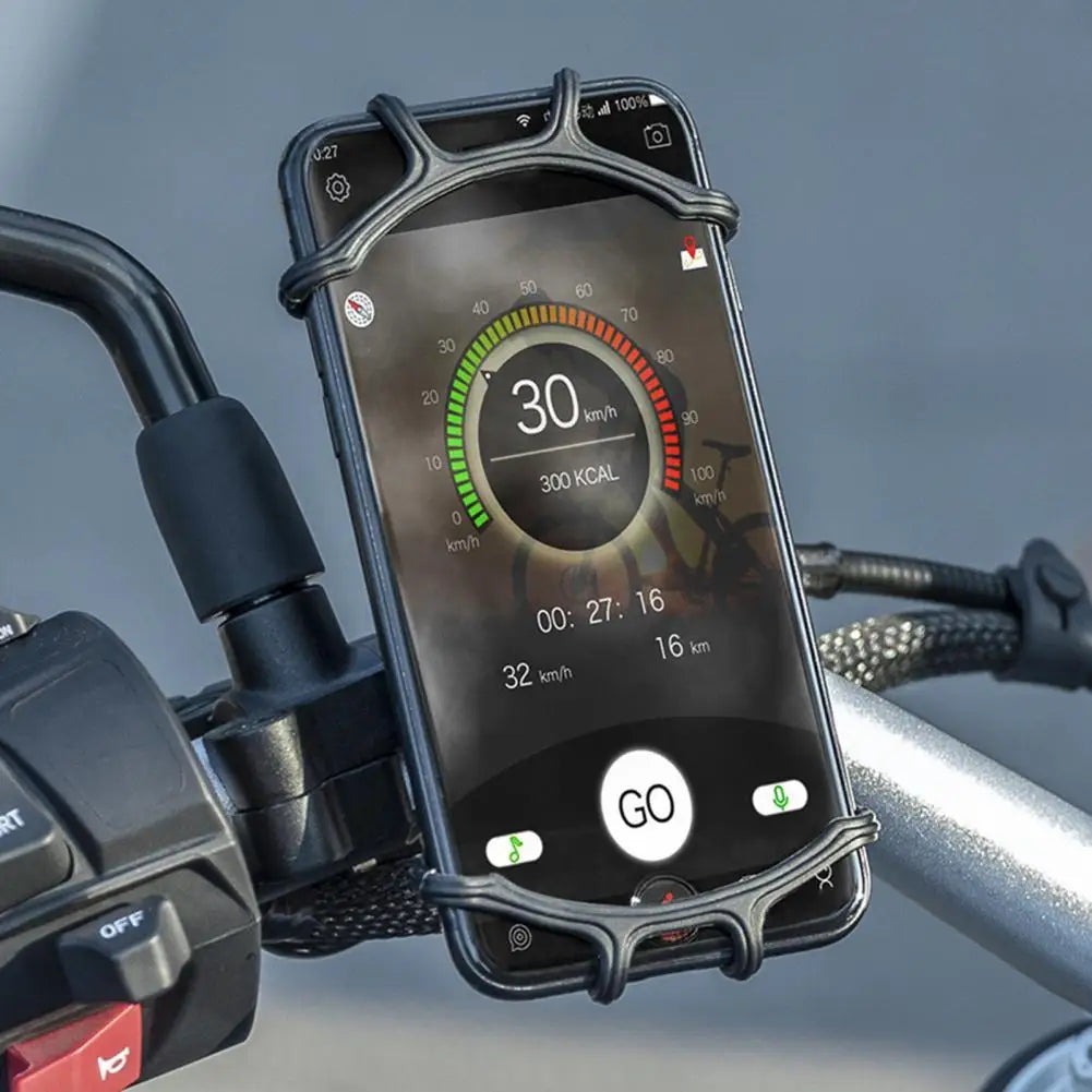 Bicycle mobile phone holder