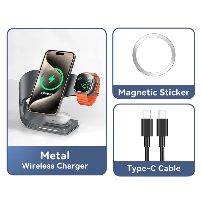 Magnetic fast charging station