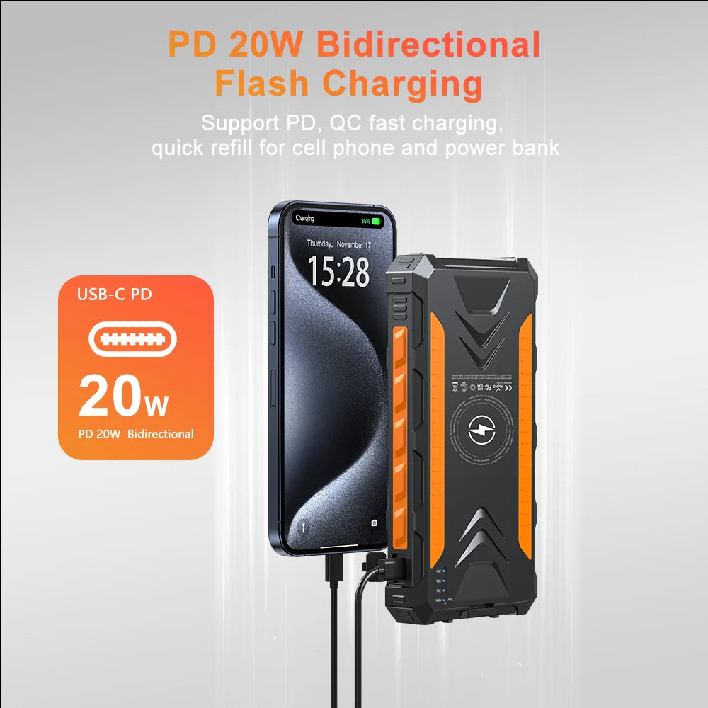 Dustproof solar power bank