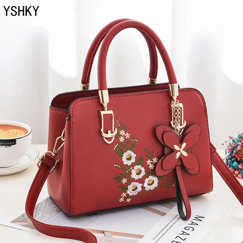 Dames Schoudertas – Grote Capaciteit PU Handtas met Lychee-patroon en Kruisbody-optie