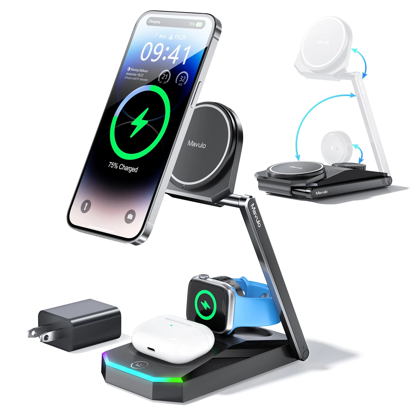 3-in-1 Wireless Charging Station