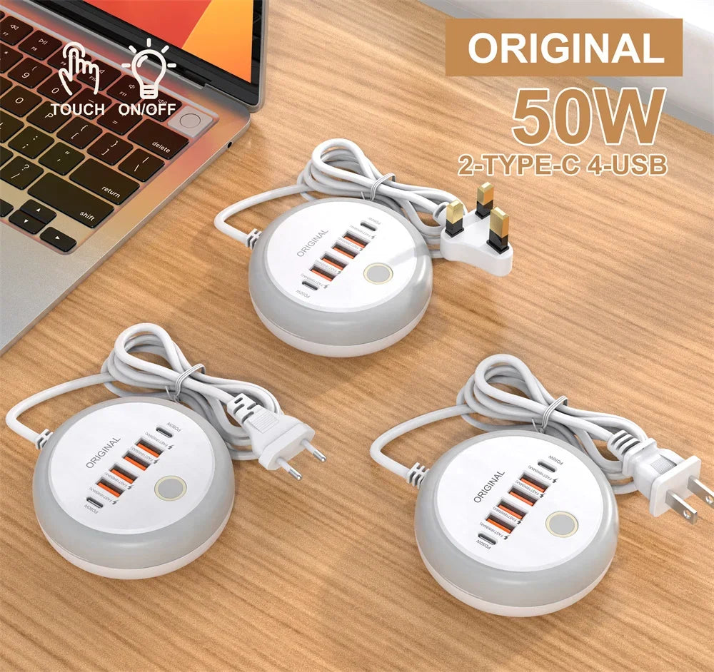 50W Multi-port Power Strip