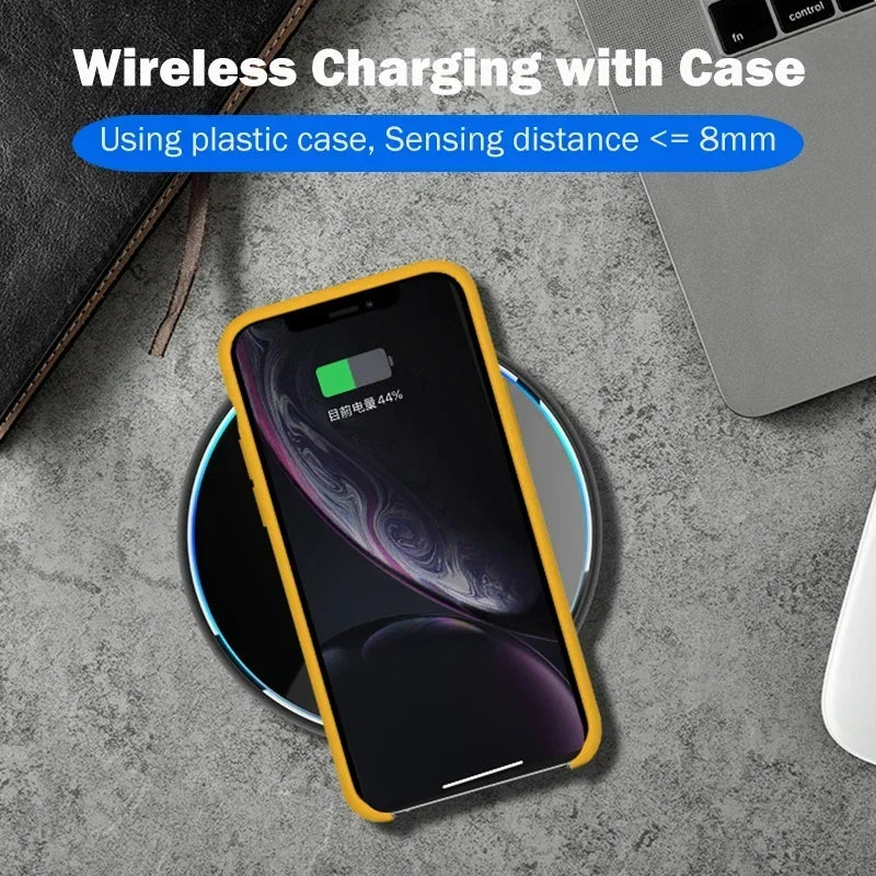 Wireless charger with cable