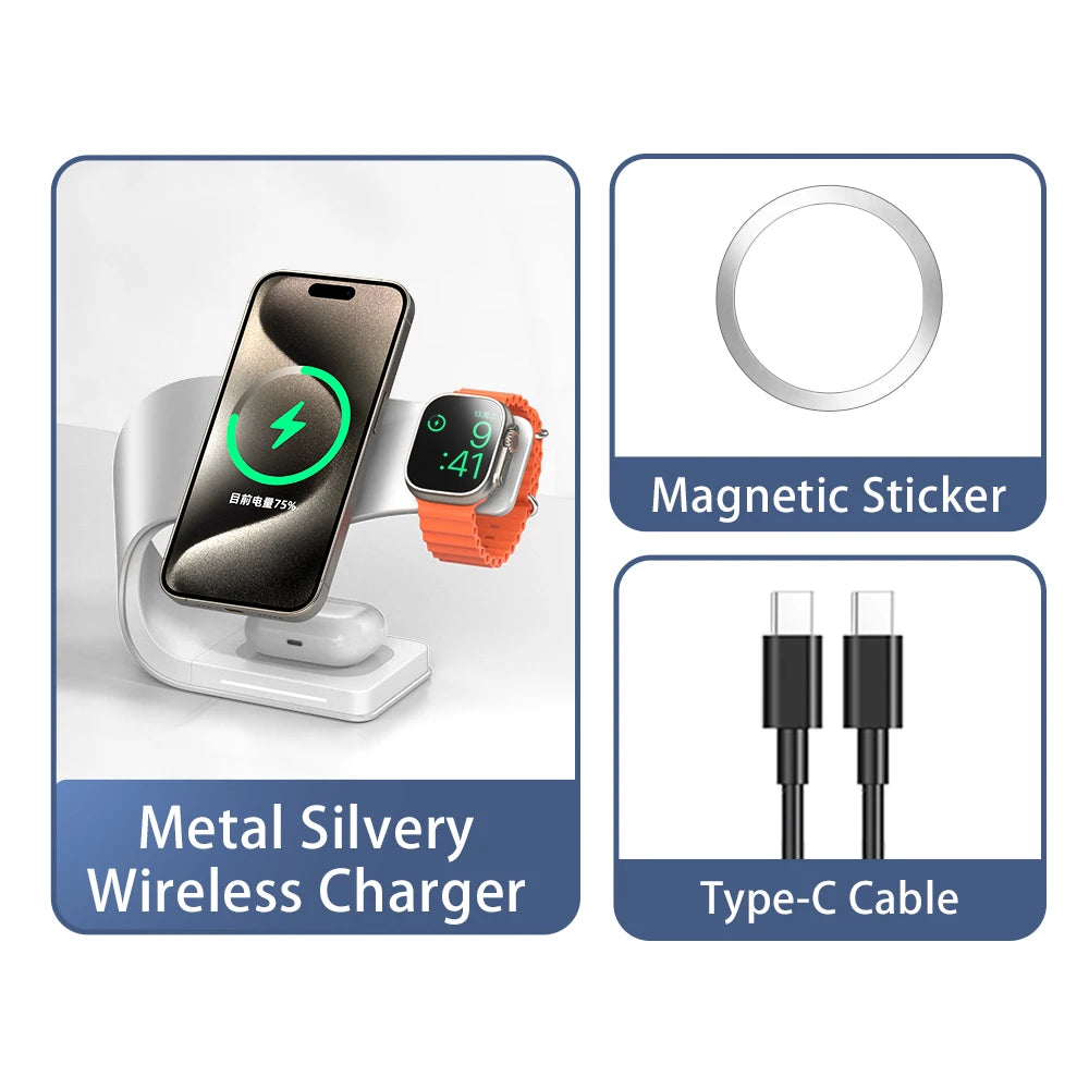 Magnetic fast charging station