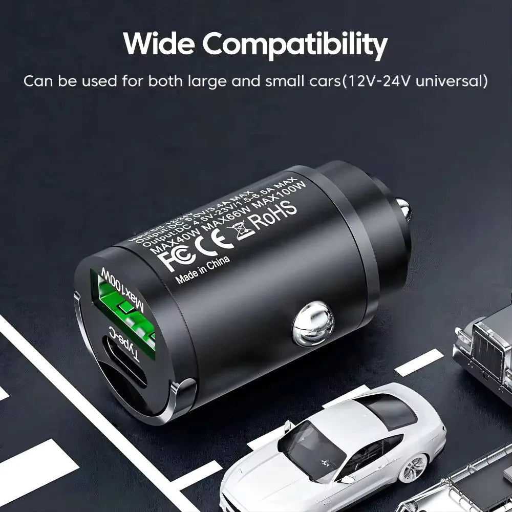 USB-C car phone charger