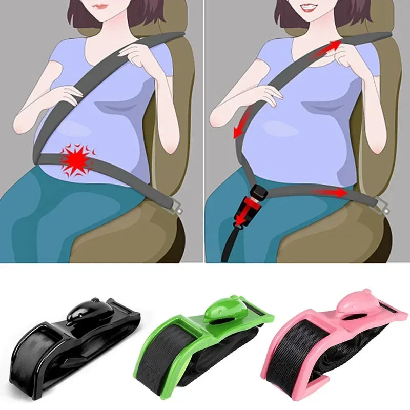 iStag® Maternity Seat Belt - Car Seat Safety Belly Support Belt for Pregnant Woman Maternity Mothers Belly Unborn Baby Protector - Accessories